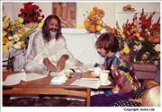 21. John with Maharishi
